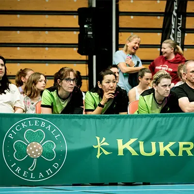 Spectators at the Kukri Irish Nationals watch on